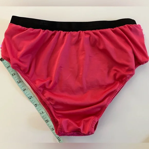 RAVE WONDERLAND Pink Sequin Eye Design Bikini Bottom L/XL - Picture 6 of 8